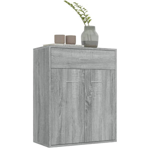 vidaXL Sideboard Grey Sonoma 60x30x75 cm Engineered Wood