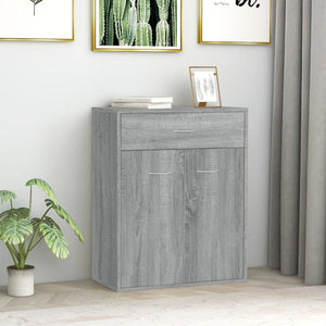 vidaXL Sideboard Grey Sonoma 60x30x75 cm Engineered Wood