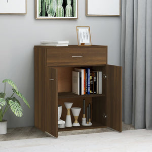 vidaXL Sideboard Brown Oak 60x30x75 cm Engineered Wood