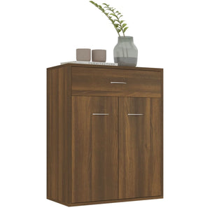 vidaXL Sideboard Brown Oak 60x30x75 cm Engineered Wood