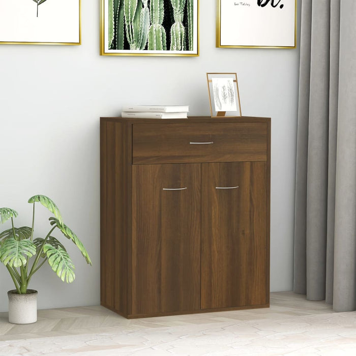 vidaXL Sideboard Brown Oak 60x30x75 cm Engineered Wood