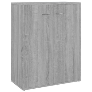 vidaXL Sideboard Grey Sonoma 60x30x75 cm Engineered Wood