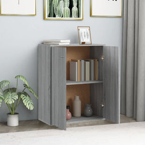 vidaXL Sideboard Grey Sonoma 60x30x75 cm Engineered Wood