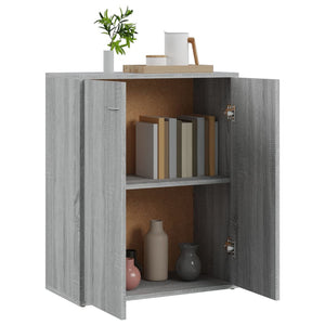 vidaXL Sideboard Grey Sonoma 60x30x75 cm Engineered Wood