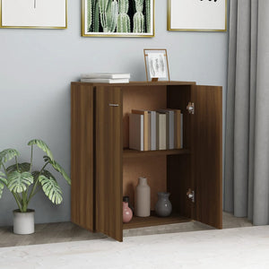 vidaXL Sideboard Brown Oak 60x30x75 cm Engineered Wood