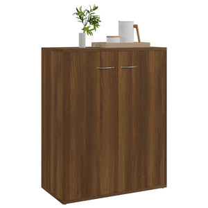 vidaXL Sideboard Brown Oak 60x30x75 cm Engineered Wood