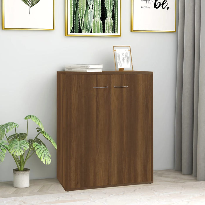 vidaXL Sideboard Brown Oak 60x30x75 cm Engineered Wood