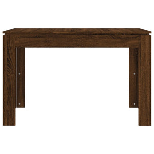 vidaXL Dining Table Brown Oak 120x60x76 cm Engineered Wood