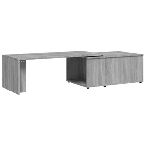 vidaXL Coffee Table Grey Sonoma 150x50x35 cm Engineered Wood