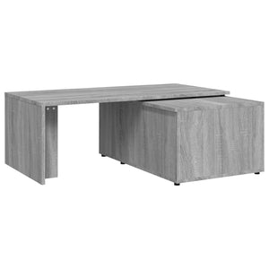 vidaXL Coffee Table Grey Sonoma 150x50x35 cm Engineered Wood