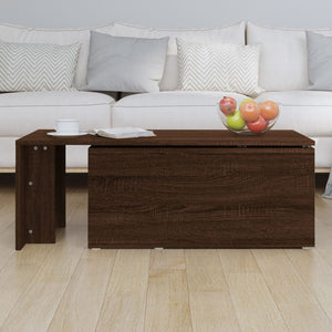 vidaXL Coffee Table Brown Oak 150x50x35 cm Engineered Wood