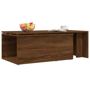 vidaXL Coffee Table Brown Oak 150x50x35 cm Engineered Wood