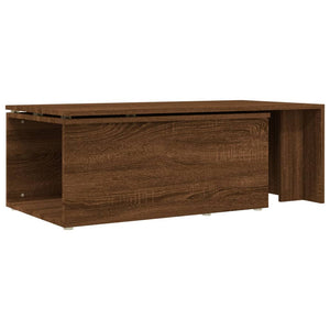 vidaXL Coffee Table Brown Oak 150x50x35 cm Engineered Wood