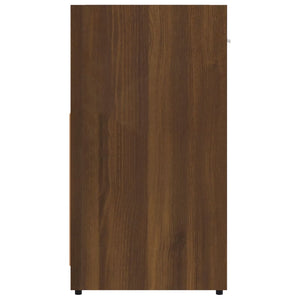 vidaXL Bathroom Cabinet Brown Oak 60x33x60 cm Engineered Wood