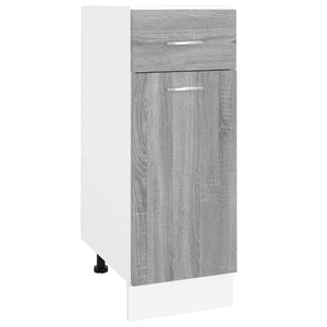 vidaXL Drawer Bottom Cabinet Grey Sonoma 30x46x81.5 cm Engineered Wood