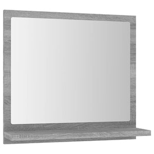 vidaXL Bathroom Mirror Grey Sonoma 40x10.5x37 cm Engineered Wood