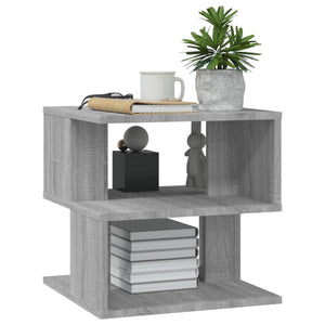 vidaXL Side Table Grey Sonoma 40x40x40 cm Engineered Wood