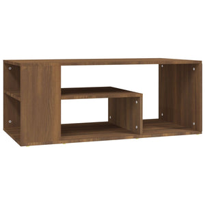 vidaXL Coffee Table Brown Oak 100x50x40 cm Engineered Wood