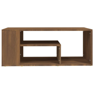 vidaXL Coffee Table Brown Oak 100x50x40 cm Engineered Wood