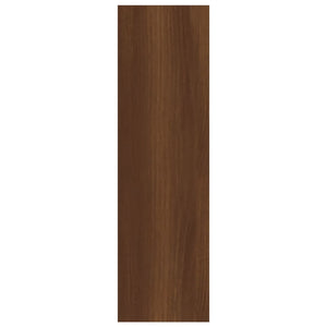 vidaXL Wall Shelf Brown Oak 75x16x55 cm Engineered Wood