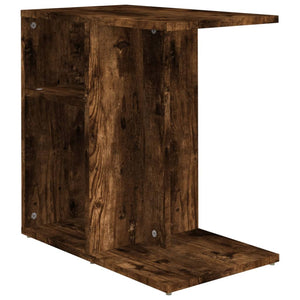 vidaXL Side Table Smoked Oak 50x30x50 cm Engineered Wood