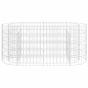 vidaXL Gabion Raised Bed Galvanised Iron 120x50x50 cm