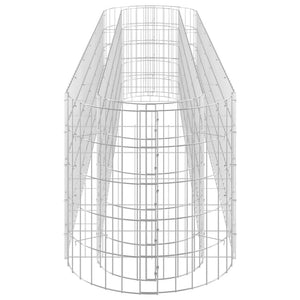 vidaXL Gabion Raised Bed Galvanised Iron 260x50x50 cm