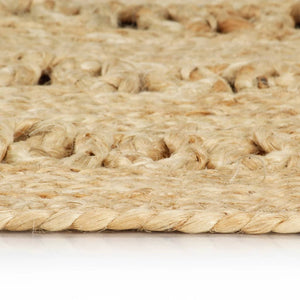 vidaXL Handmade Rug Braided Jute 180 cm