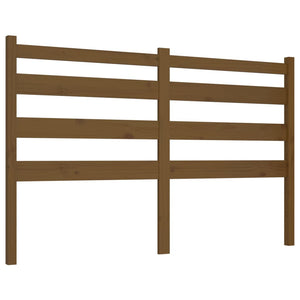 vidaXL Bed Headboard Honey Brown 126x4x100 cm Solid Wood Pine