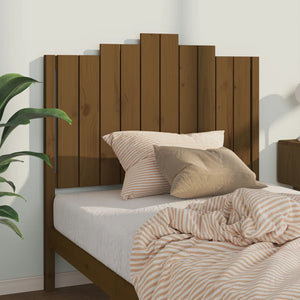 vidaXL Bed Headboard Honey Brown 106x4x110 cm Solid Wood Pine