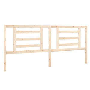 vidaXL Bed Headboard 206x4x100 cm Solid Wood Pine