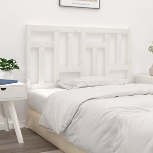 vidaXL Bed Headboard White 205.5x4x100 cm Solid Wood Pine