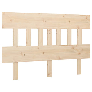 vidaXL Bed Headboard 143.5x3x81 cm Solid Wood Pine