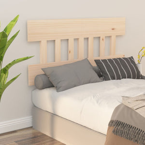 vidaXL Bed Headboard 143.5x3x81 cm Solid Wood Pine