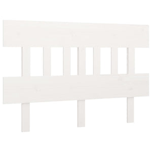 vidaXL Bed Headboard White 203.5x3x81 cm Solid Wood Pine