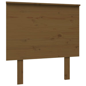 vidaXL Bed Headboard Honey Brown 79x6x82.5 cm Solid Wood Pine