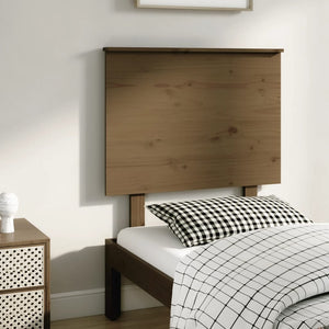 vidaXL Bed Headboard Honey Brown 79x6x82.5 cm Solid Wood Pine