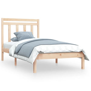 vidaXL Bed Frame without Mattress 100x200 cm Solid Wood