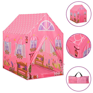 vidaXL Children Play Tent with 250 Balls Pink 69x94x104 cm