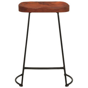 vidaXL Gavin Bar Stools 2 pcs 45x40x63 cm Solid Wood Mango