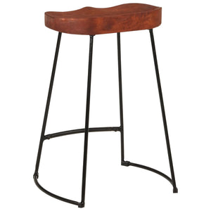 vidaXL Gavin Bar Stools 2 pcs 45x40x63 cm Solid Wood Mango