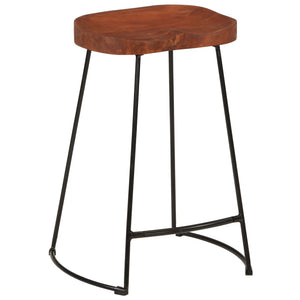 vidaXL Gavin Bar Stools 2 pcs 45x40x63 cm Solid Wood Mango