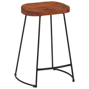 vidaXL Gavin Bar Stools 2 pcs 45x40x63 cm Solid Wood Mango