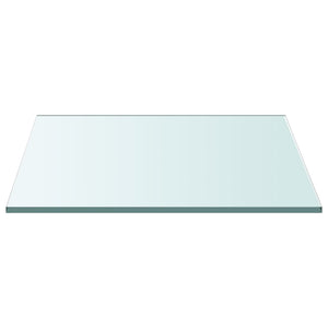 vidaXL Table Top Transparent 60x60 cm Tempered Glass