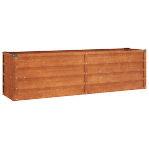 vidaXL Garden Raised Bed Rusty 160x40x45 cm Corten Steel