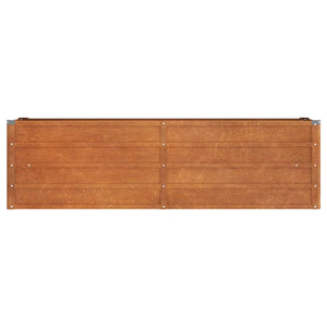 vidaXL Garden Raised Bed Rusty 160x40x45 cm Corten Steel