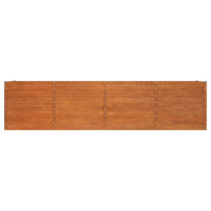 vidaXL Garden Raised Bed Rusty 320x40x77 cm Corten Steel