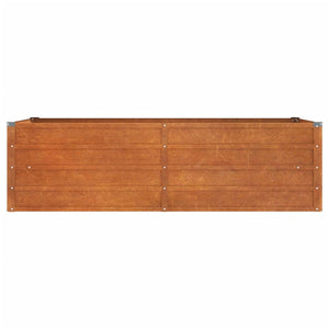 vidaXL Garden Raised Bed Rusty 160x80x45 cm Corten Steel