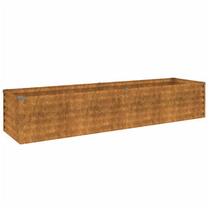 vidaXL Garden Raised Bed 194x50x36 cm Corten Steel