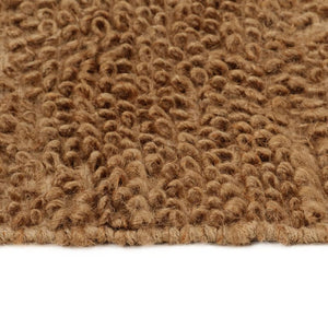 vidaXL Handmade Loop Pile Rug 80x160 cm Jute and Cotton